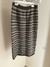 Knit Green Maxi Skirt S