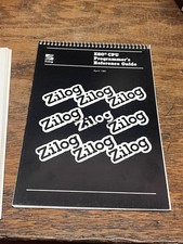 Zilog Z80 CPU Programmer's Reference Guide April 1981 Vintage With 6 Booklets