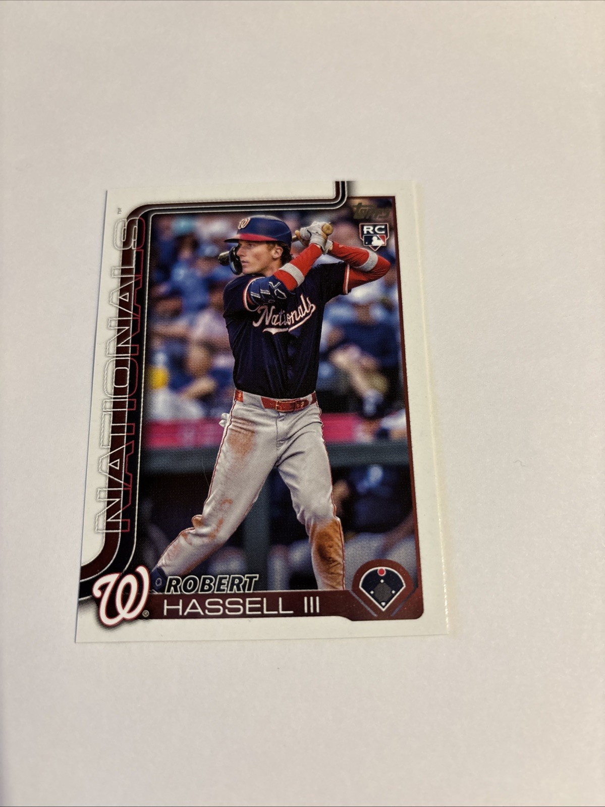 2025 Topps Update Series Base Robert Hassell III RC Nationals #US109