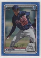 2020 Bowman Chrome Prospects Blue Refractor 139/150 Jasseel De La Cruz 02ml