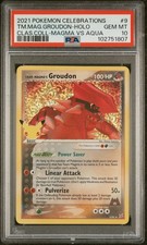 2021 POKEMON CELEBRATIONS CLASSIC COLLECTION #9 TEAM MAGMA'S GROUDON-HOLO PSA 10