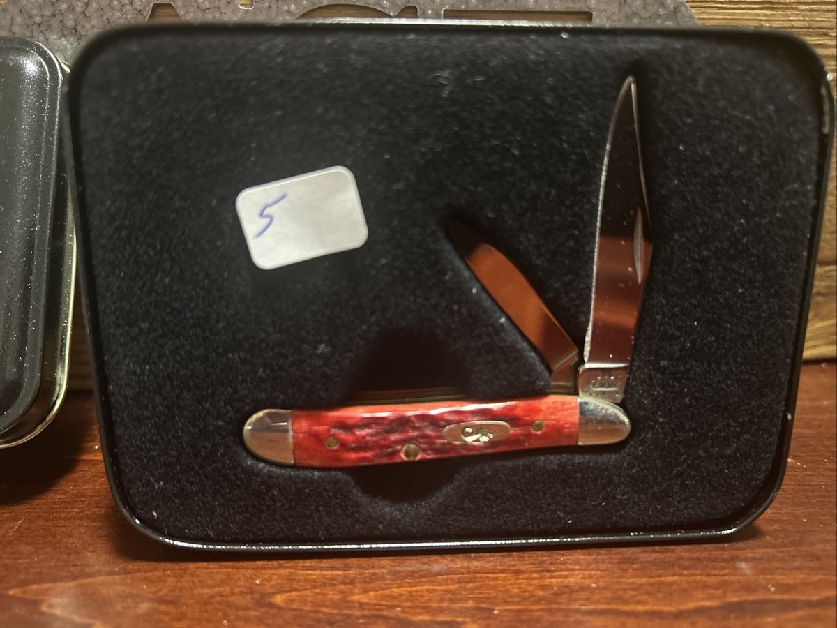 Case XX USA 6220 SS Ace Hardware 2001 Bone peanut 2 Blade Jack