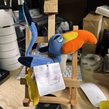 The Disney Store Lion King ZAZU 20cm Rare Bean Bag Plush Doll Stuffed toy NWT