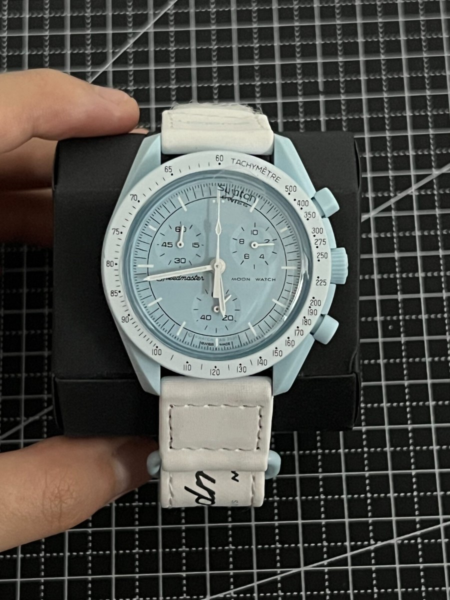 Genuine Omega X Swatch Mission to Uranus Moonswatch Speedmaster