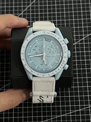 Genuine Omega X Swatch Mission to Uranus Moonswatch Speedmaster
