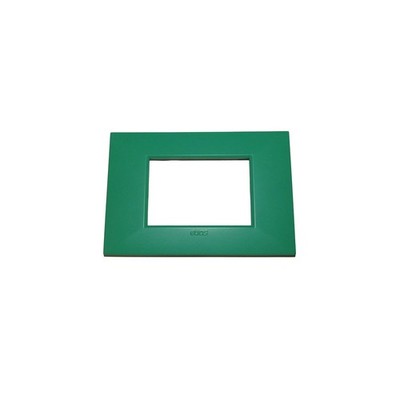 Elios 2644-3-GREEN C 3 Seater SURF Plate Green Technopolymer