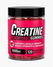 Creatine Monohydrate Gummies 5000mg 120 Count...