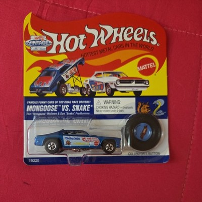 Hot Wheels Vintage Collection Series Mongoose Vs. Snake Redline 2 II Blue 1994 