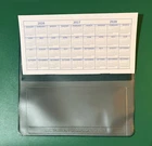 1 NEW Hunter Green VINYL CHECKBOOK COVER W/DUPLICATE FLAP + 1 CHECKBOOK REGISTER