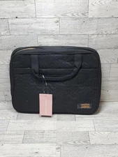 Travel Toiletry Bag for women, Portable Hanging Organizer, Medium Size, Black