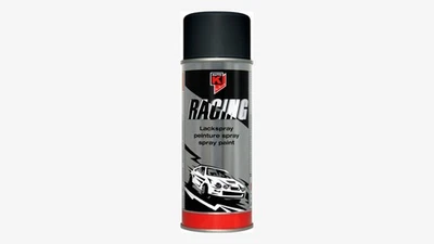 Racing Spraydose schwarz matt oder glanz (400 ml oder 500 ml) - Bild 1 von 3