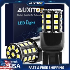 2X LED Backup Reverse Light Bulbs Back Super Up Bright White 7440 7443 7444 W21W