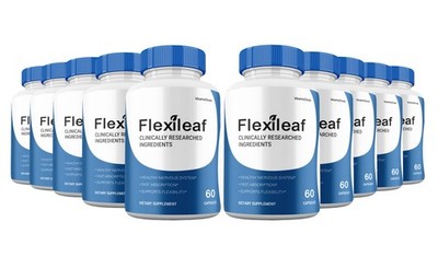 FlexiLeaf Capsules, Max Strength, Flexi Leaf Nerve Health Supplement (10 pack)