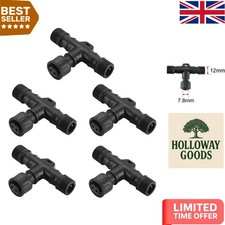 Professional 5pcs 2-Pin T Connectors - Ideal for Warm/Cool/Blue LED Lights