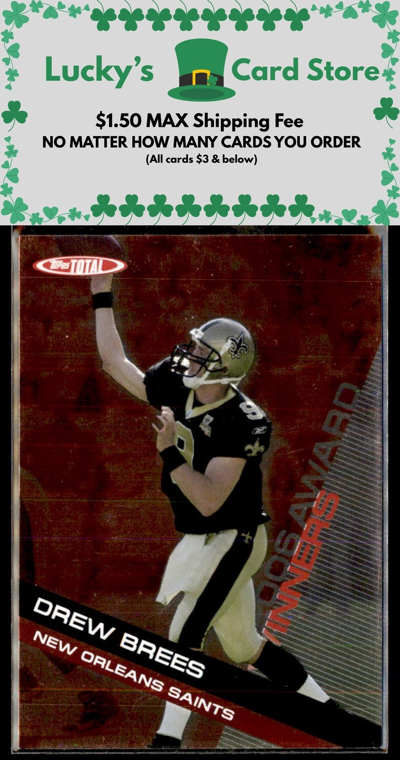 2007 Topps Total #AW2 Drew Brees Award Winners
