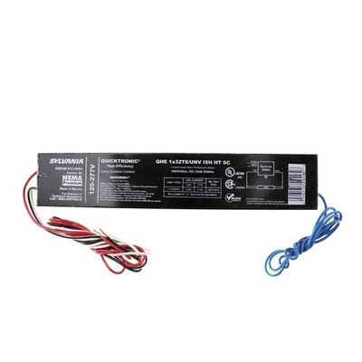 SYLVANIA QHE1X32T8/UNV ISH HT SC FLUORESCENT BALLAST FO32T8, (1) 32W T8 120/277V