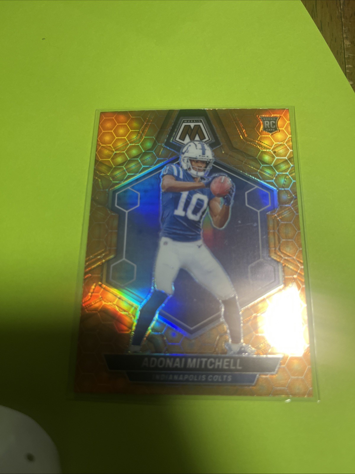 2024 Panini Mosaic - Rookies Adonai Mitchell #350 Honeycomb Prizm (RC)