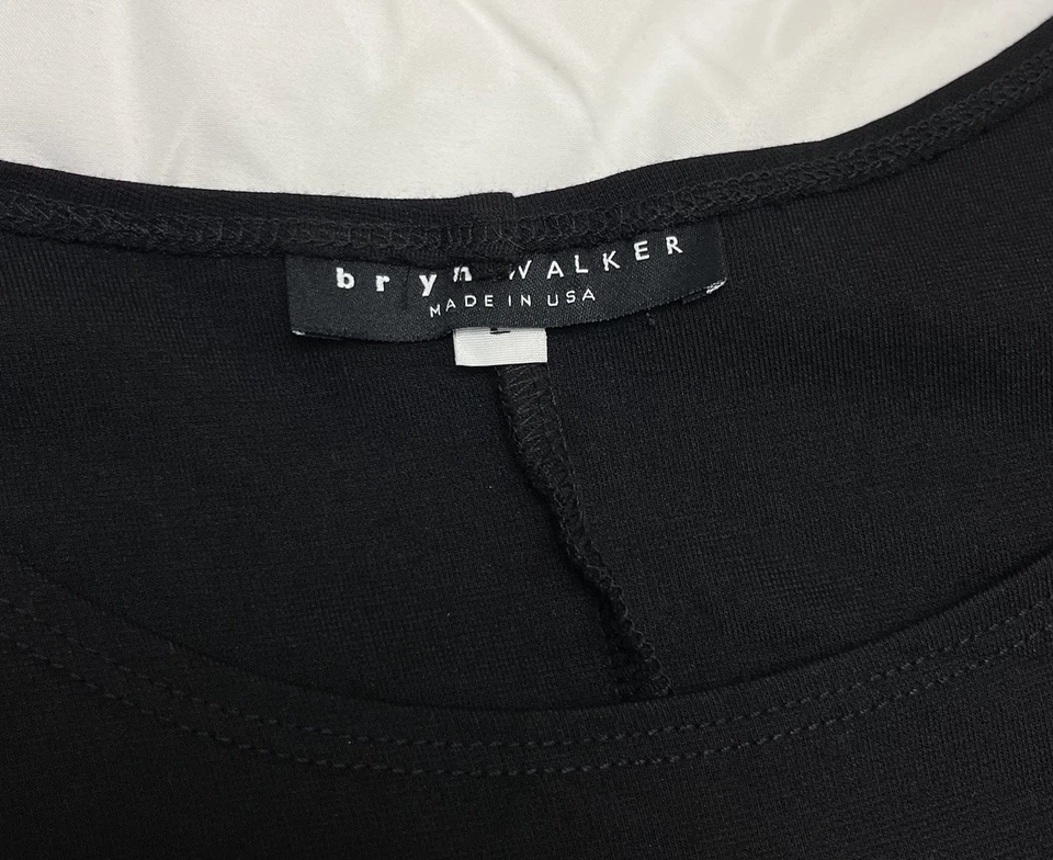 Maxi Vestido Bryn Walker Mujer Talla Manga Larga Lagenlook Minimalista Jersey Tejido Foto 3 de 4