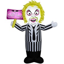 Halloween Airblown Yard Inflatables Beetlejuice  Sign 51.18 in x 16.92 in x