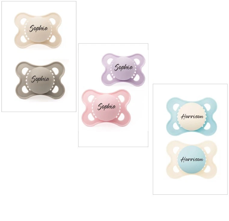 MAM ORIGINAL *2-PACK* PERSONALISED DUMMY PACIFIER SOOTHER, 0-6 MTHS, UNISEX NAME
Opens in a new wind