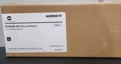 Konica Minolta A6WN01F TNP-40 Black Toner Cartridge FREE UPS GROUND SHIPPING 