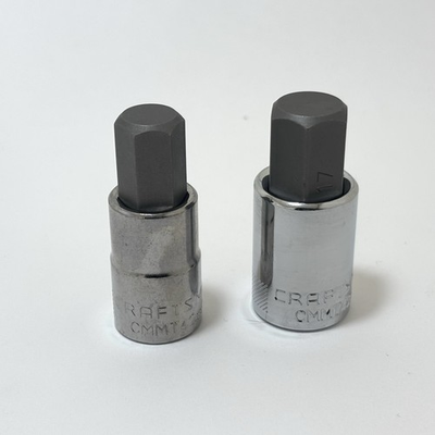 #ad NEW CRAFTSMAN HEX BIT SOCKET SET 14MM amp; 17MM 1 2” DRIVE S2 STEEL $12.95