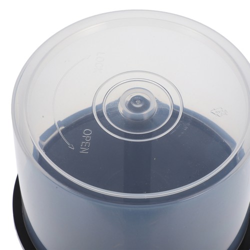 2pcs Cd/Dvd Cake Box Spindle Empty Dvd Storage Bucket Clear Cd Holder 50 100 - Afbeelding 2 van 12