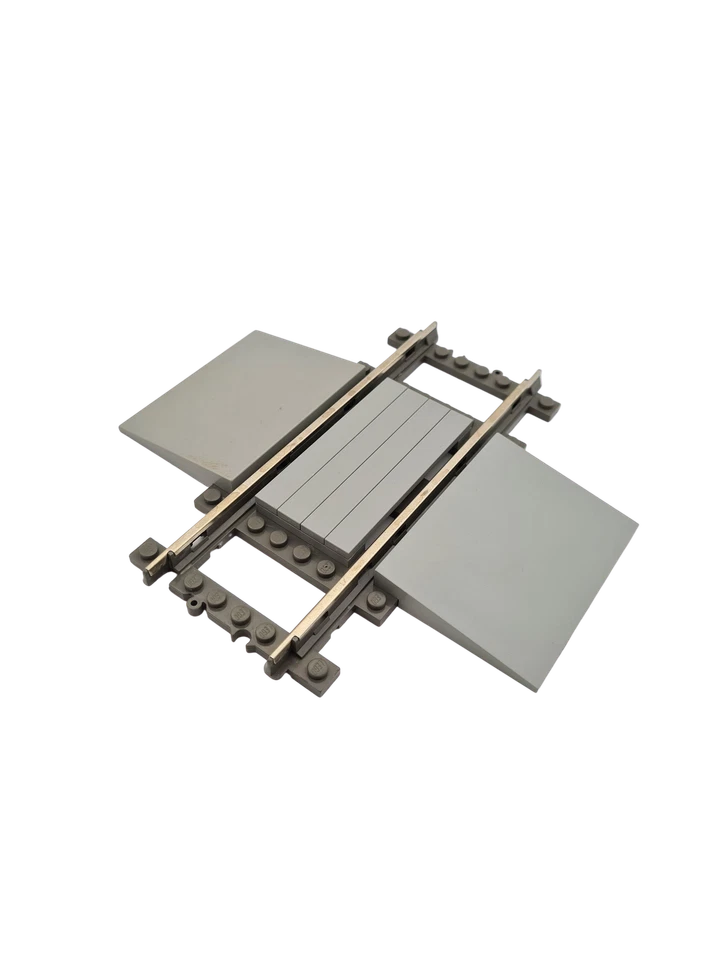 Lego® Eisenbahn 9V TRAIN Bahnübergang Überquerung LEVEL CROSSING TRACKS ZUG - Bild 1 von 1