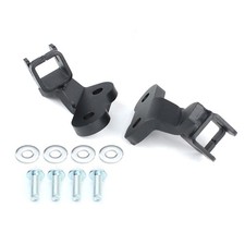 Steel Footpeg Lowering Mounting Brackets Black Fit For KAWASAKI KLR650 2022-2024