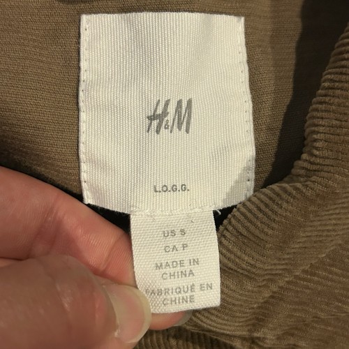 H&M Men’s Corduroy Trucker Jacket Lightweight Brown Size S EUC - Picture 5 of 10