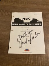Little House On The Prairie TV Script Michael Landon Signed Vintage NBC Original
