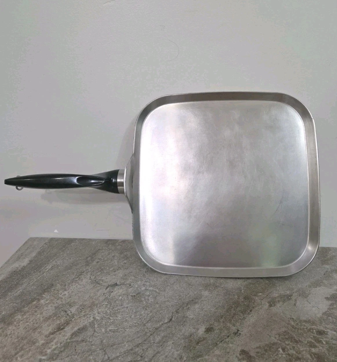 Chefs Ware Townecraft Stainless 11" Square Griddle Grill Pan Made In USA
