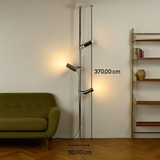 Lampada Cielo Terra Vintage Alluminio Metallo Design Anni 70 Originale