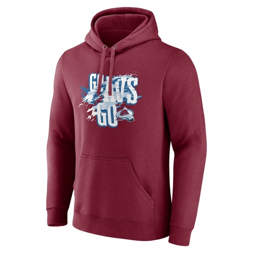 Sudadera con capucha para hombre Borgoña Colorado Avalanche Represent - Imagen 2 de 3