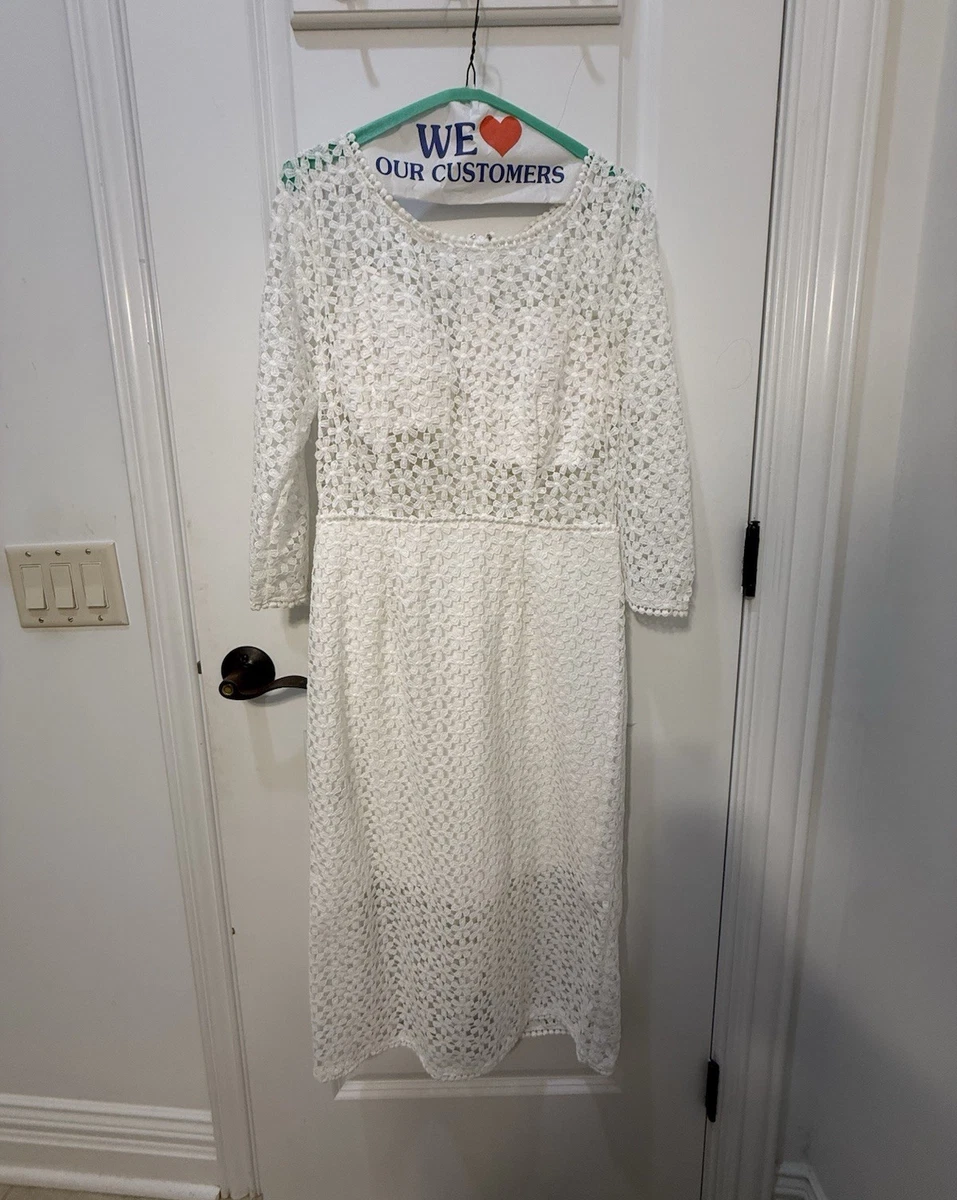 bcbg white beaded dress NEW BCBGMAXAZRIA White Beaded Silver Accent Dress Stretch Sleeveless Small Event