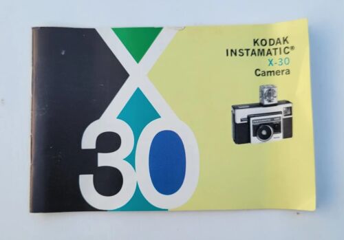 KODAK INSTAMATIC X-30 CAMERA MANUAL  VINTAGE INSTRUCTION BOOK - Afbeelding 1 van 6