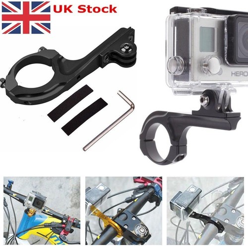 Bar Mount Adapter Bike Motorcycle Handlebar Aluminum for GoPro Hero 1 2 3+ 4 5