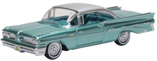 Oxford 1959 PONTIAC BONNEVILLE Seaspray Green 1/87 HO diecast car GM - Picture 7 of 7