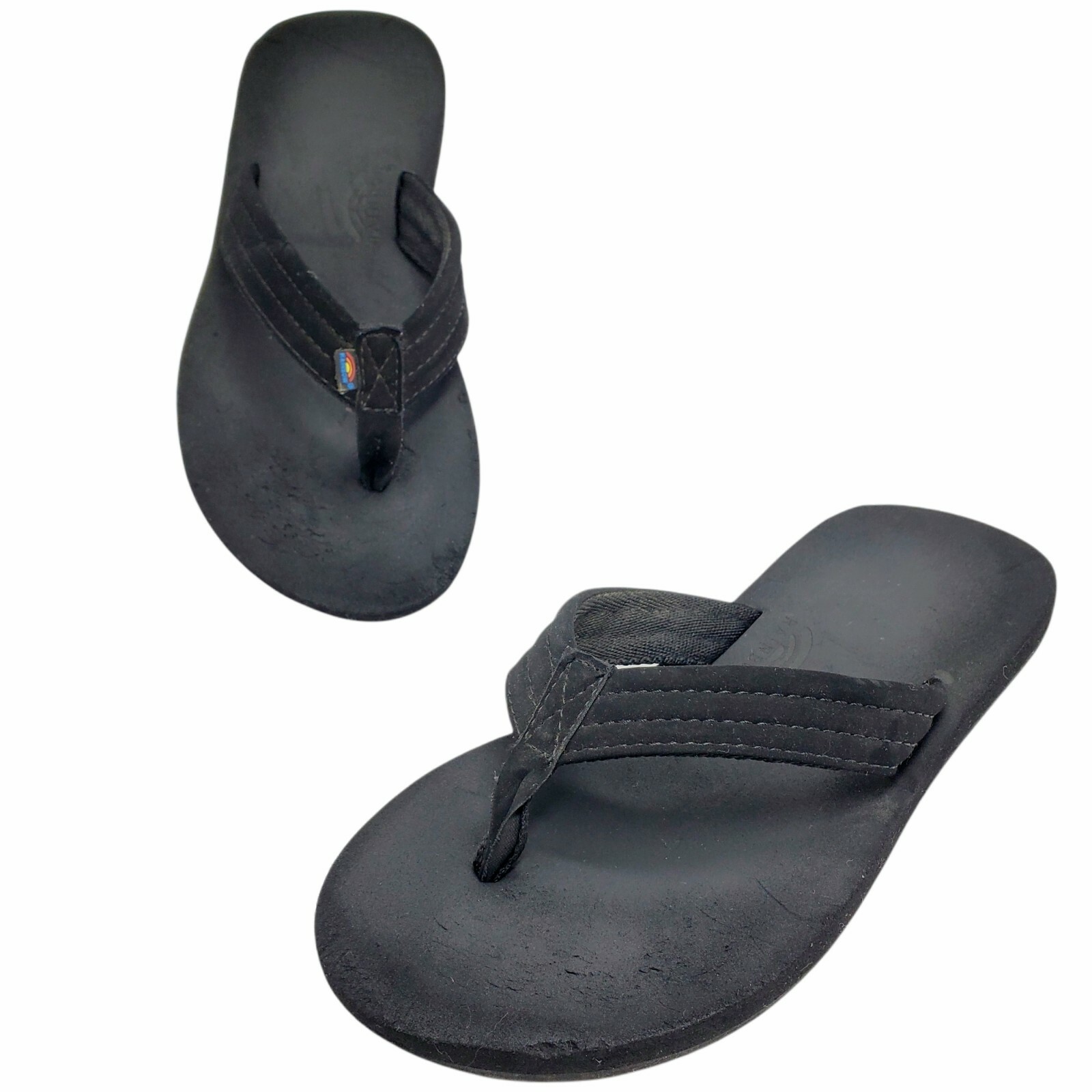 Rainbow Sandals Kids Sz 4-5 Grombows Soft Top Rubber w/Neoprene Black Women  Sz S | eBay