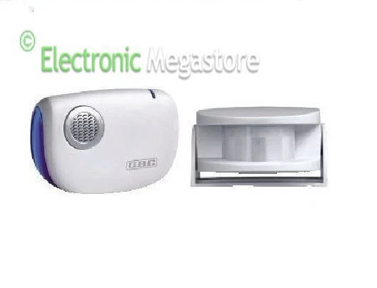 AVIDSEN CAMPANELLO WIRELESS CON SENSORE DI MOVIMENTO SENZA FILI PORTATILE LUMINOSO