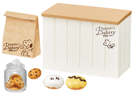 Re-Ment Miniature Peanuts SNOOPY'S BAKERY Complete Set BOX