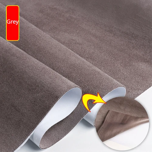 Self Adhesive Suede Fabric Film Sticker Stretch DIY Car Interior 50x150cm - Picture 8 of 37