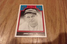 JIMMIE FOX ALL TIME RED SOX 1986 TCMA  BASEBALL CARD    
