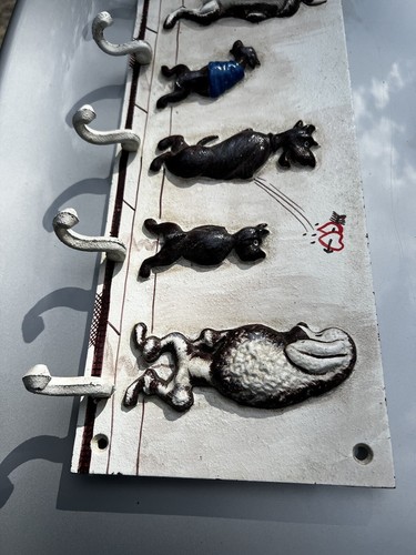 Boris O’Klein Style Dirty Dogs Cast Iron Hall Peg Hanger - 第 5/15 張圖片