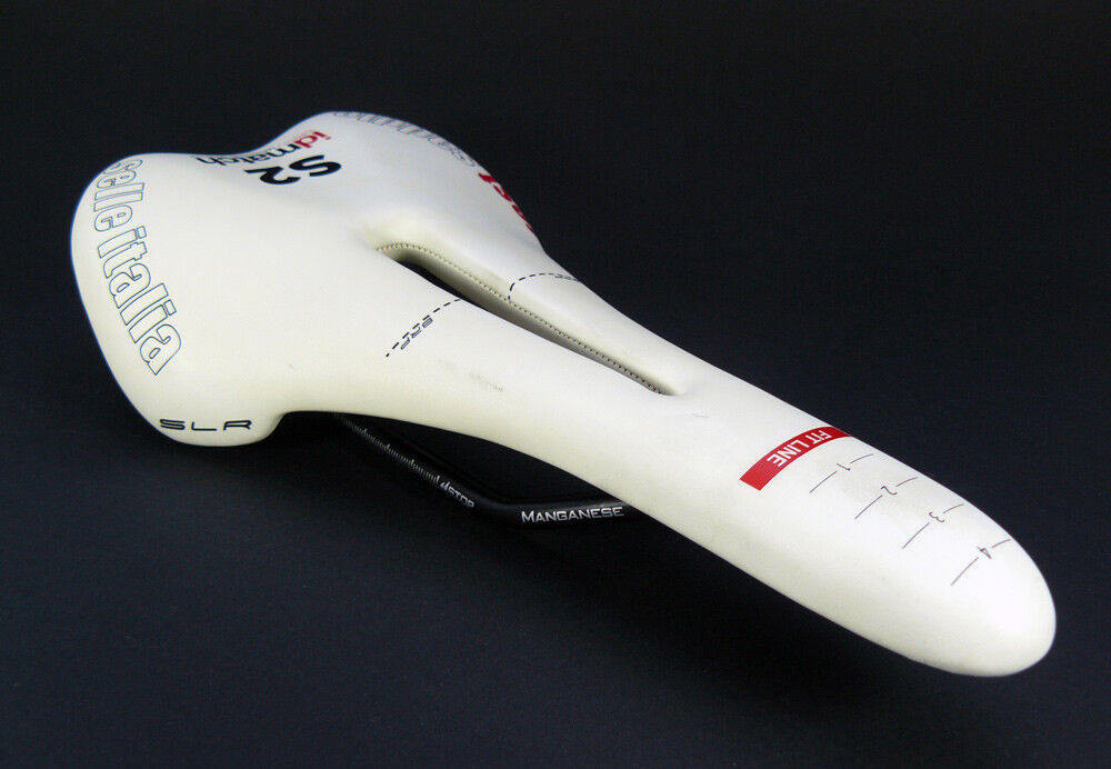 Saddle Selle italia s2 idmatch fit line rails manganese skin white