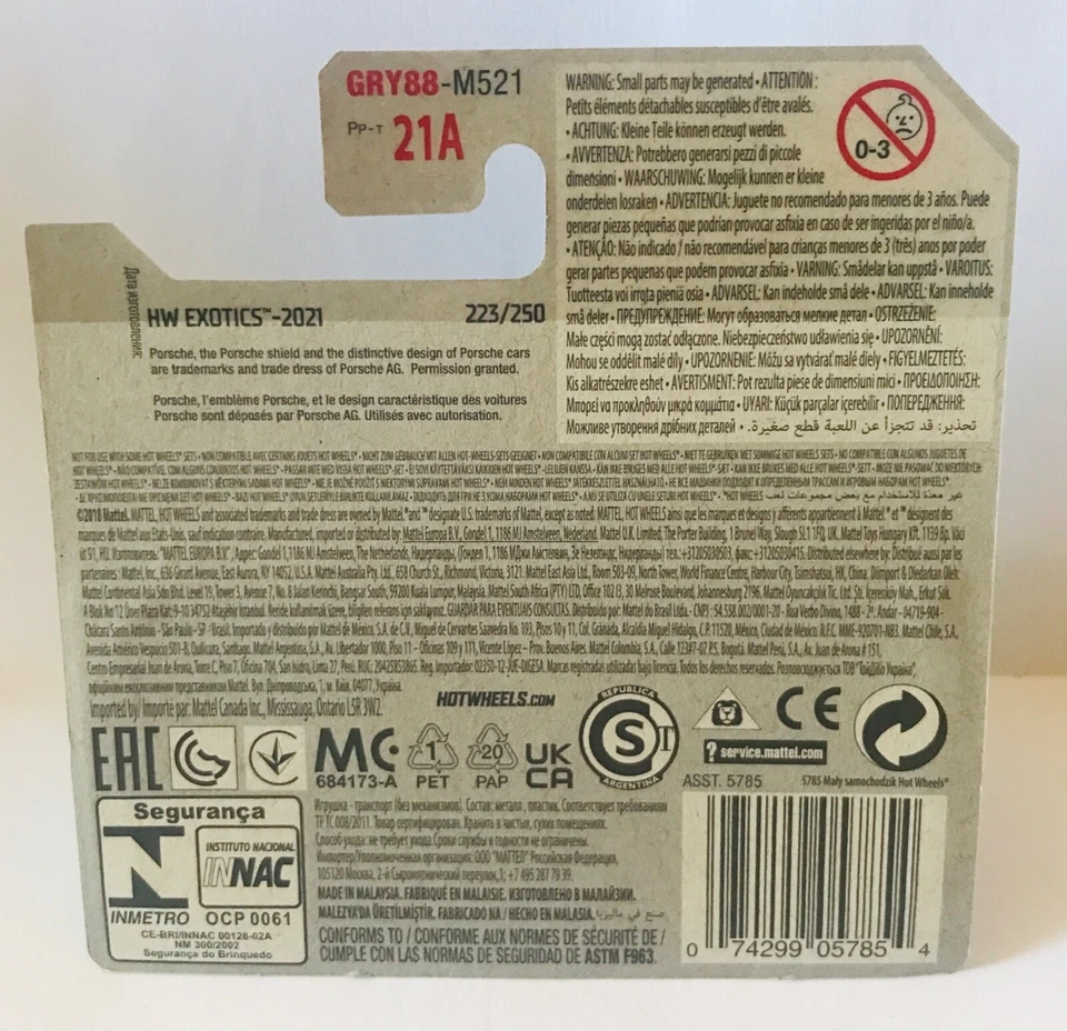 Porsche 914 Safari HW Exotics 5/10 Pick Up 4x4 Car Auto Hot Wheels 21 New in Box - Immagine 3 di 4