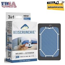 Bed Scrunchie Sheet Holder Straps - Heavy Duty Gripper Clips - Strengthened Para