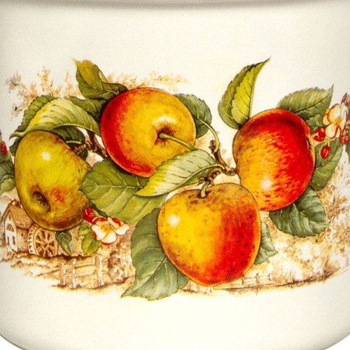 2pc APPLE Enamel Mug Vintage Metal Mug Set Picnic Camping Sturdy Jumbo 24 oz - Picture 4 of 7