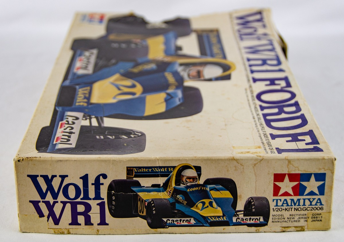 Tamiya Grand Prix Wolf WR1 Ford F1 Japan 1:20 Scale Model