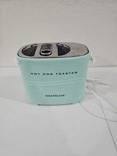 Nostalgia Pop Up Hot Dog Toaster, 2 Dog & Bun, Aqua HDT900AQ Slightly Used